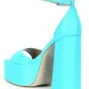 Steve Madden Kassiani Leather Platform Dress Sandals