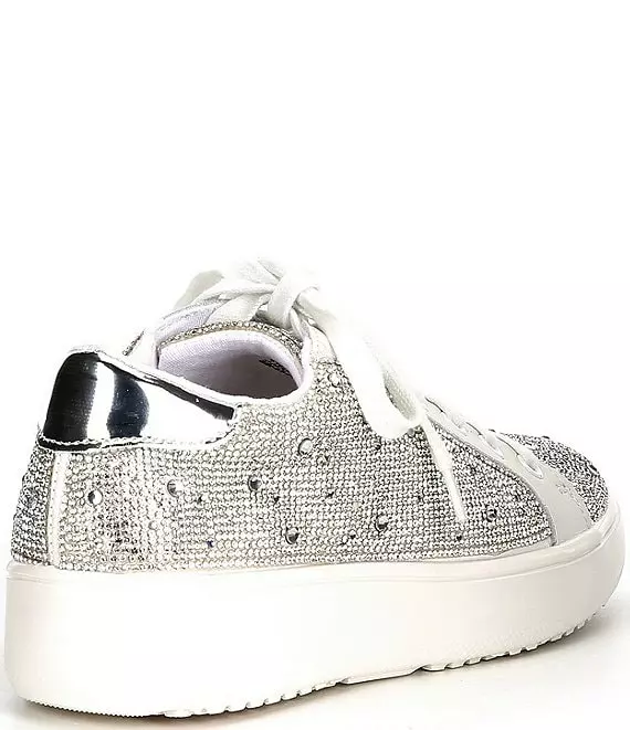Steve Madden Blade-R Rhinestone Platform Sneakers - Afbeelding 6