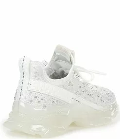 Steve Madden Maxima-P Pearl Embellished Chunky Platform Sneakers