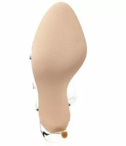 Steve Madden Theresa Metallic Stiletto Buckle Straps Dress Sandals