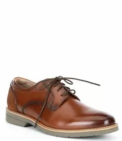 Steve Madden Men's Priam Leather Lace-Up Oxfords