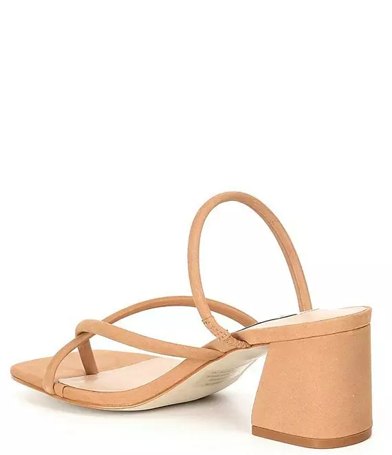 Steve Madden Effie Nubuck Suede Thong Dress Slides - Afbeelding 5
