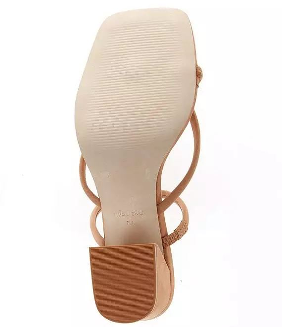 Steve Madden Effie Nubuck Suede Thong Dress Slides - Afbeelding 3