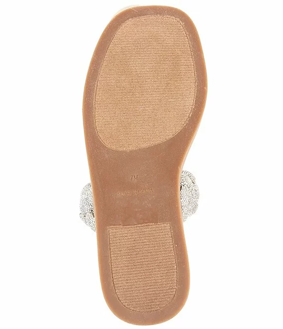 Steve Madden Newbie Rhinestone Embellished Slide Sandals - Afbeelding 3