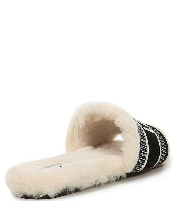 Steve Madden London Knox-F Fur Lined Flat Slide Sandals - Afbeelding 2