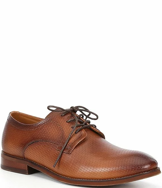Steve Madden Men's Antero Textured Leather Lace-Up Oxfords - Afbeelding 4