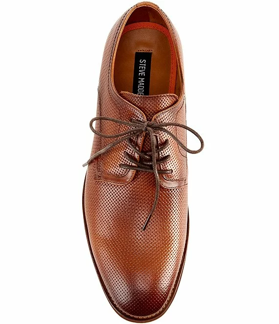 Steve Madden Men's Antero Textured Leather Lace-Up Oxfords - Afbeelding 2