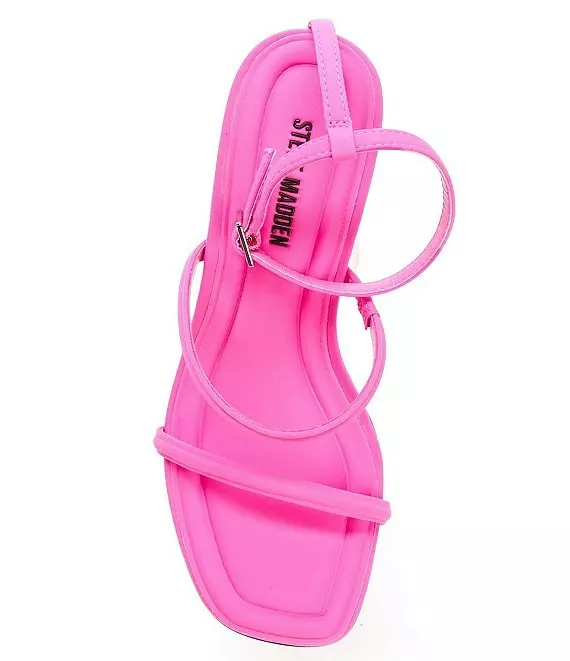 Steve Madden Briella Neoprene Double Strap Stiletto Dress Sandals