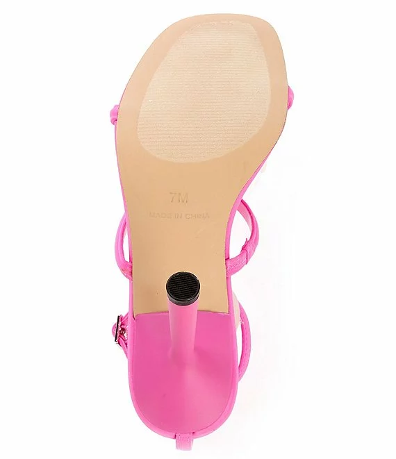 Steve Madden Briella Neoprene Double Strap Stiletto Dress Sandals - Afbeelding 2