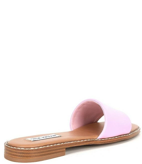 Steve Madden Sandra Leather Flat Slide Sandals - Afbeelding 2