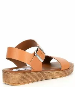 Steve Madden Keenan Leather Platform Sandals