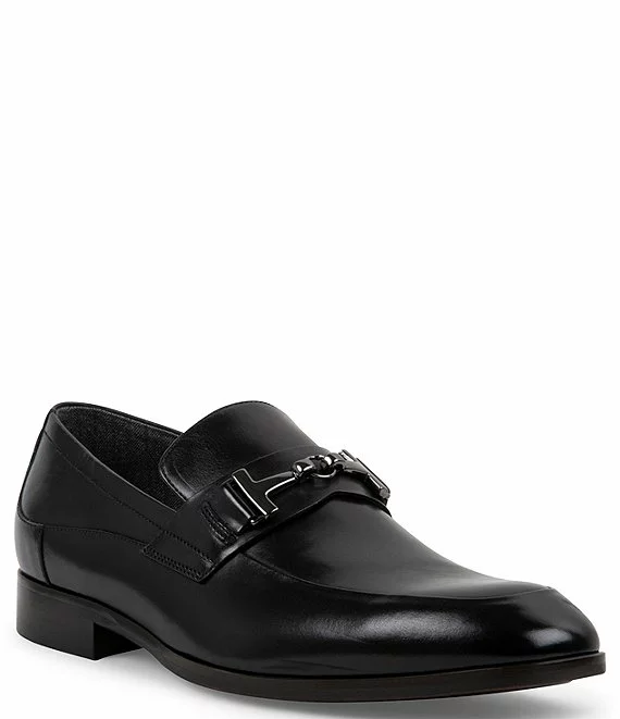 Steve Madden Men's Valon Leather Bit Embellishment Dress Slip-Ons - Afbeelding 5