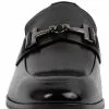Steve Madden Men's Valon Leather Bit Embellishment Dress Slip-Ons
