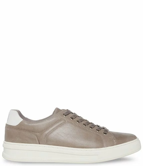 Steve Madden Men's Mecos Leather Lace-Up Sneakers