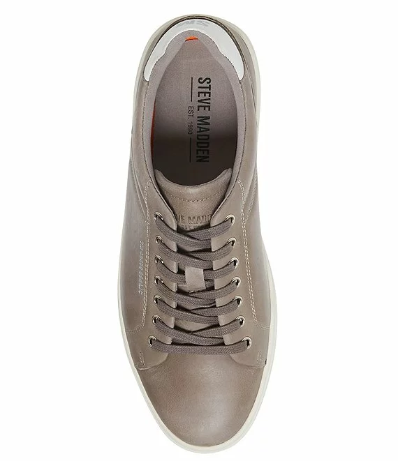 Steve Madden Men's Mecos Leather Lace-Up Sneakers - Afbeelding 5
