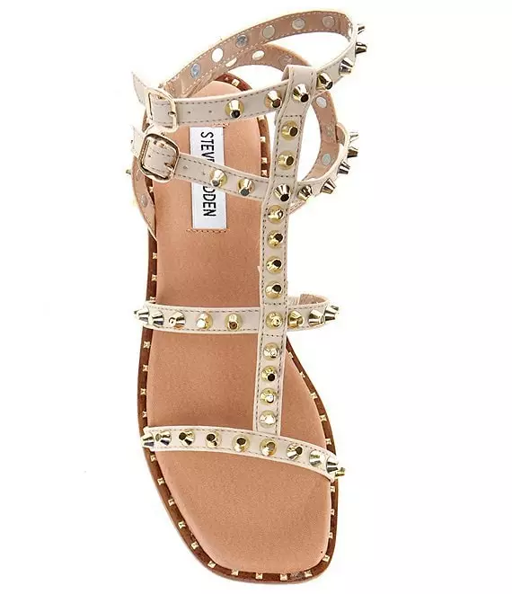 Steve Madden Sunnie Double Buckle Studded Sandals