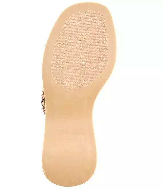 Steve Madden Danya Platform Rhinestone Embellished Cork Slide Sandals - Afbeelding 5