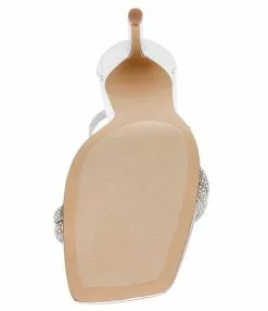 Steve Madden Confetti Rhinestone Ankle Strap Dress Sandals