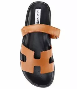 Steve Madden Mayven Leather Slide Sandals