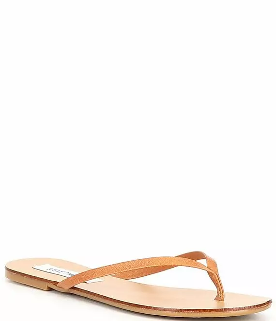 Steve Madden Image Leather Thong Flat Sandals - Afbeelding 5