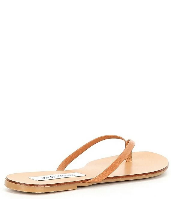 Steve Madden Image Leather Thong Flat Sandals