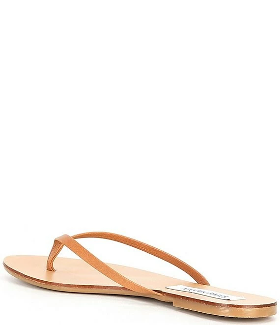 Steve Madden Image Leather Thong Flat Sandals - Afbeelding 3