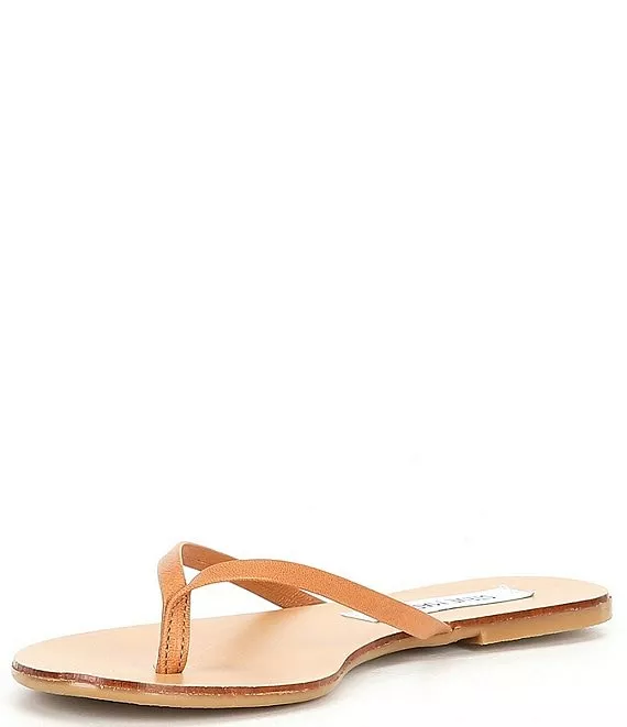 Steve Madden Image Leather Thong Flat Sandals - Afbeelding 4