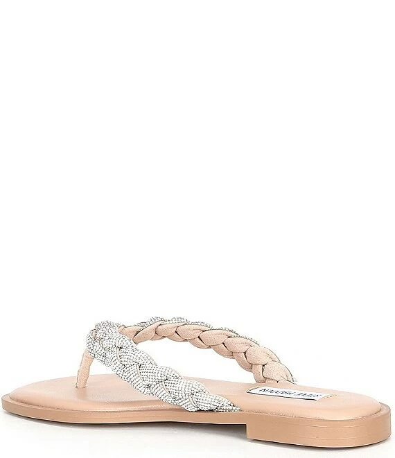 Steve Madden Amily-R Rhinestone Embellished Thong Sandals - Afbeelding 3