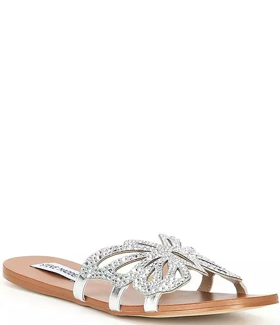 Steve Madden Savannah Butterfly Rhinestone Flat Sandals - Afbeelding 2