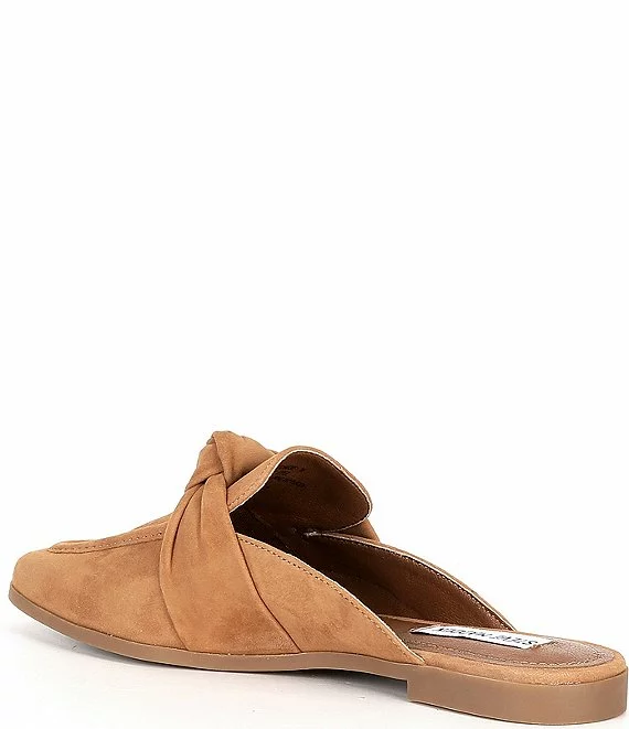 Steve Madden Chart Suede Knot Detail Flat Mules - Afbeelding 5