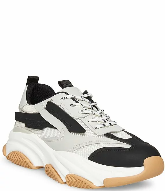 Steve Madden Men's Possess Lace-Up Sneakers - Afbeelding 5