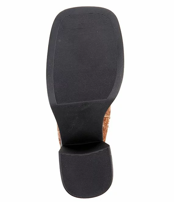 Steve Madden Klayton Velvet Platform Mid Boots - Afbeelding 2