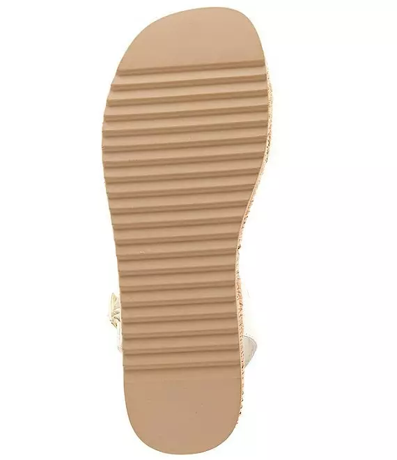 Steve Madden Malden Leather Banded Woven Platform Sandals - Afbeelding 6