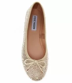 Steve Madden Blossoms-R Rhinestone Ballet Flats