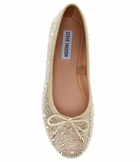 Steve Madden Blossoms-R Rhinestone Ballet Flats
