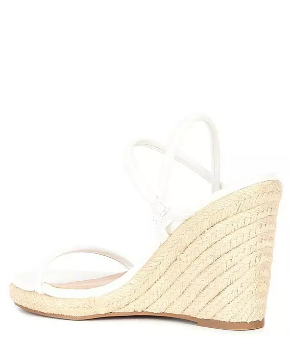 Steve Madden Udell Leather Espadrille Platform Wedge Sandals - Afbeelding 5