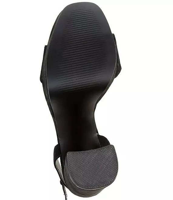 Steve Madden Lessa Suede Ankle Strap Platform Dress Sandals