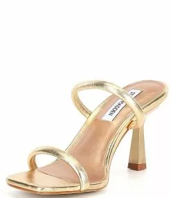 Steve Madden Joy Metallic Leather Banded Dress Sandals