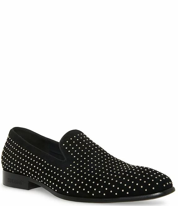 Steve Madden Men's Bellwood Stud Embellished Slip-On Dress Loafers - Afbeelding 4