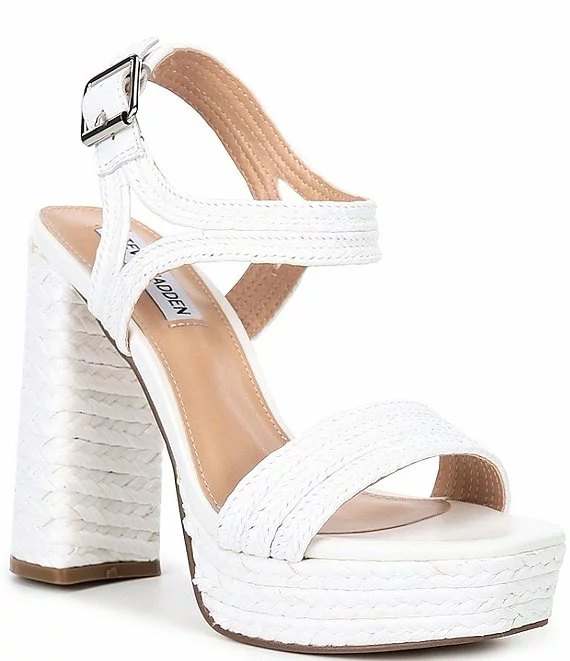 Steve Madden Lombardo Jute Platform Sandals