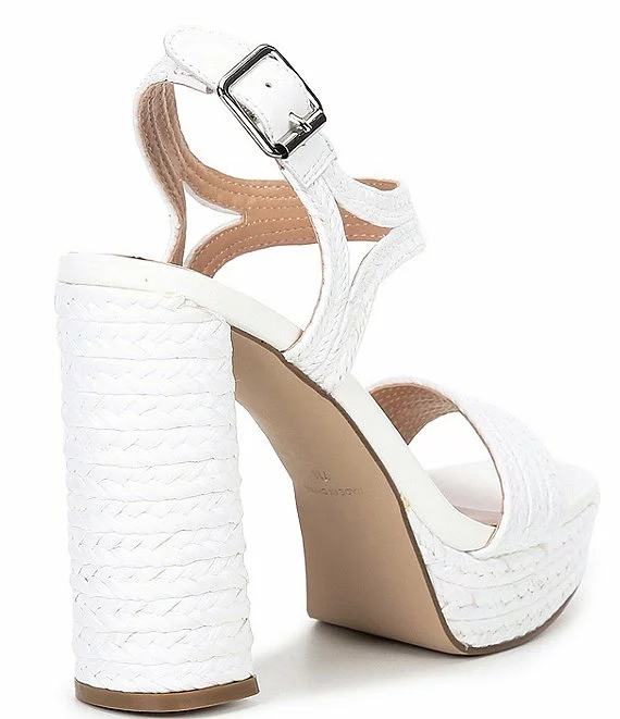 Steve Madden Lombardo Jute Platform Sandals - Afbeelding 4
