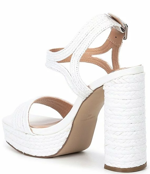Steve Madden Lombardo Jute Platform Sandals - Afbeelding 3