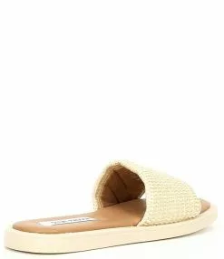 Steve Madden Leigh Flat Woven Slide Sandals