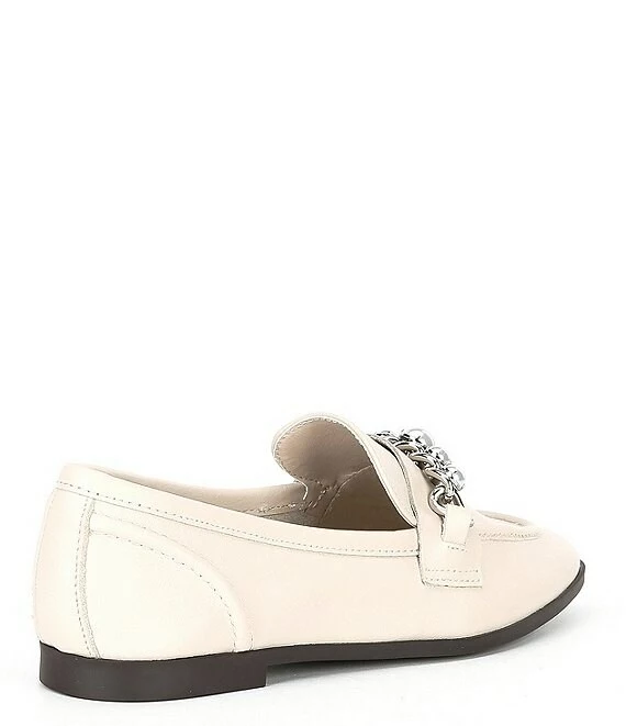 Steve Madden Carrine Leather Pearl Chain Loafers - Afbeelding 3