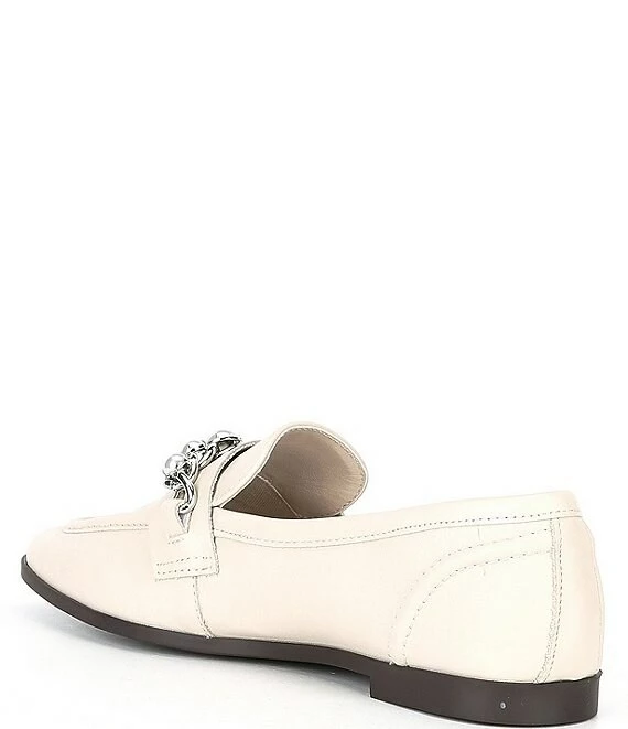 Steve Madden Carrine Leather Pearl Chain Loafers - Afbeelding 6