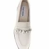 Steve Madden Carrine Leather Pearl Chain Loafers