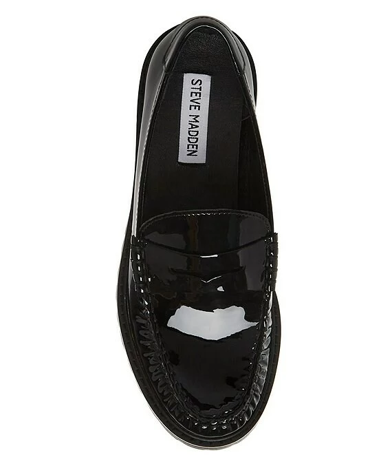 Steve Madden Madelyn Patent Penny Loafers - Afbeelding 2
