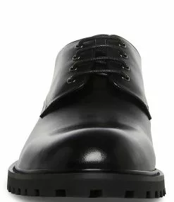 Steve Madden Men's Titus Leather Lug Sole Dress Shoes