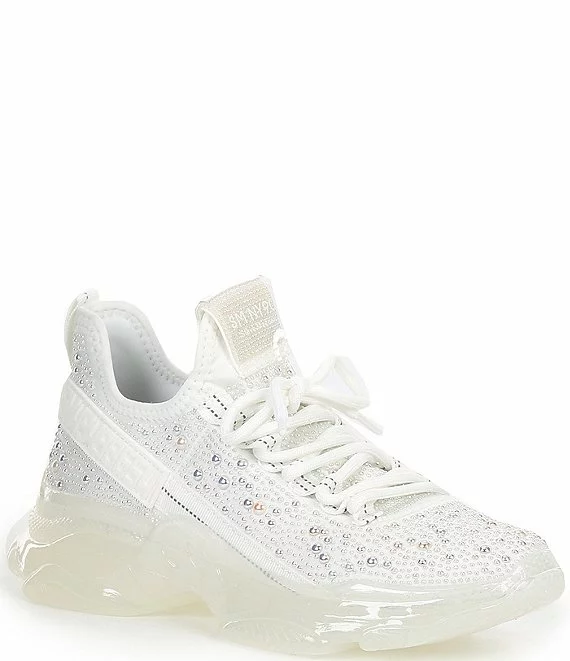 Steve Madden Maxima-P Pearl Embellished Chunky Platform Sneakers - Afbeelding 4