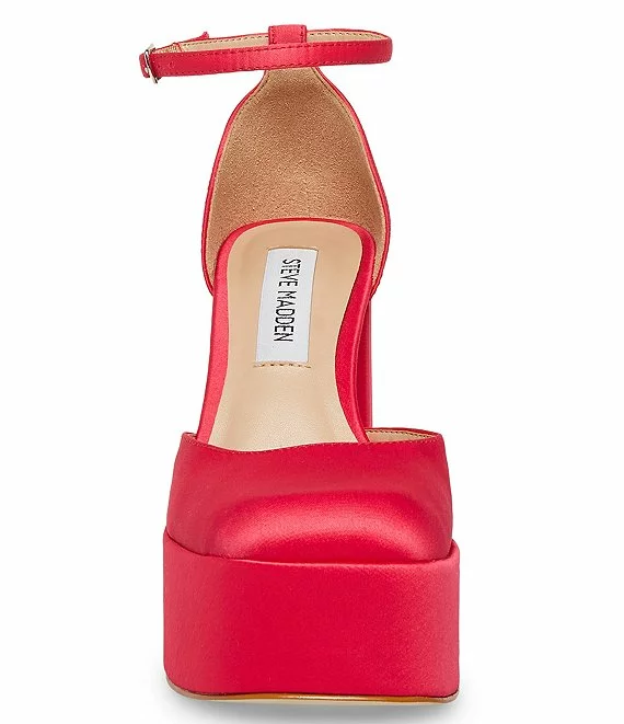 Steve Madden Agata Satin Platform Pumps